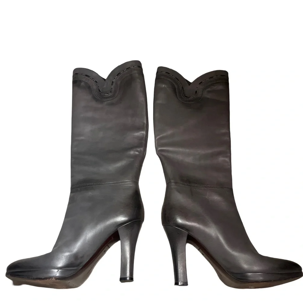 Bottega Venetta Leather Boots - Picture 6 of 10